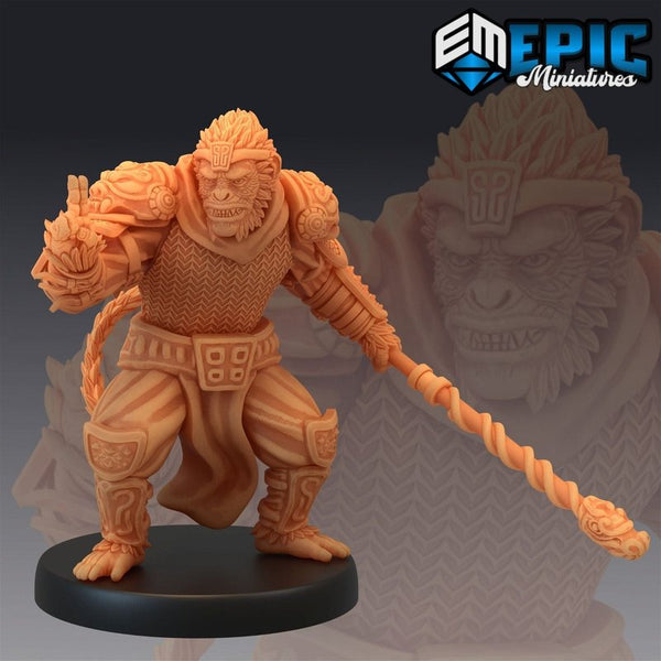 Monkey King 3D-printed model