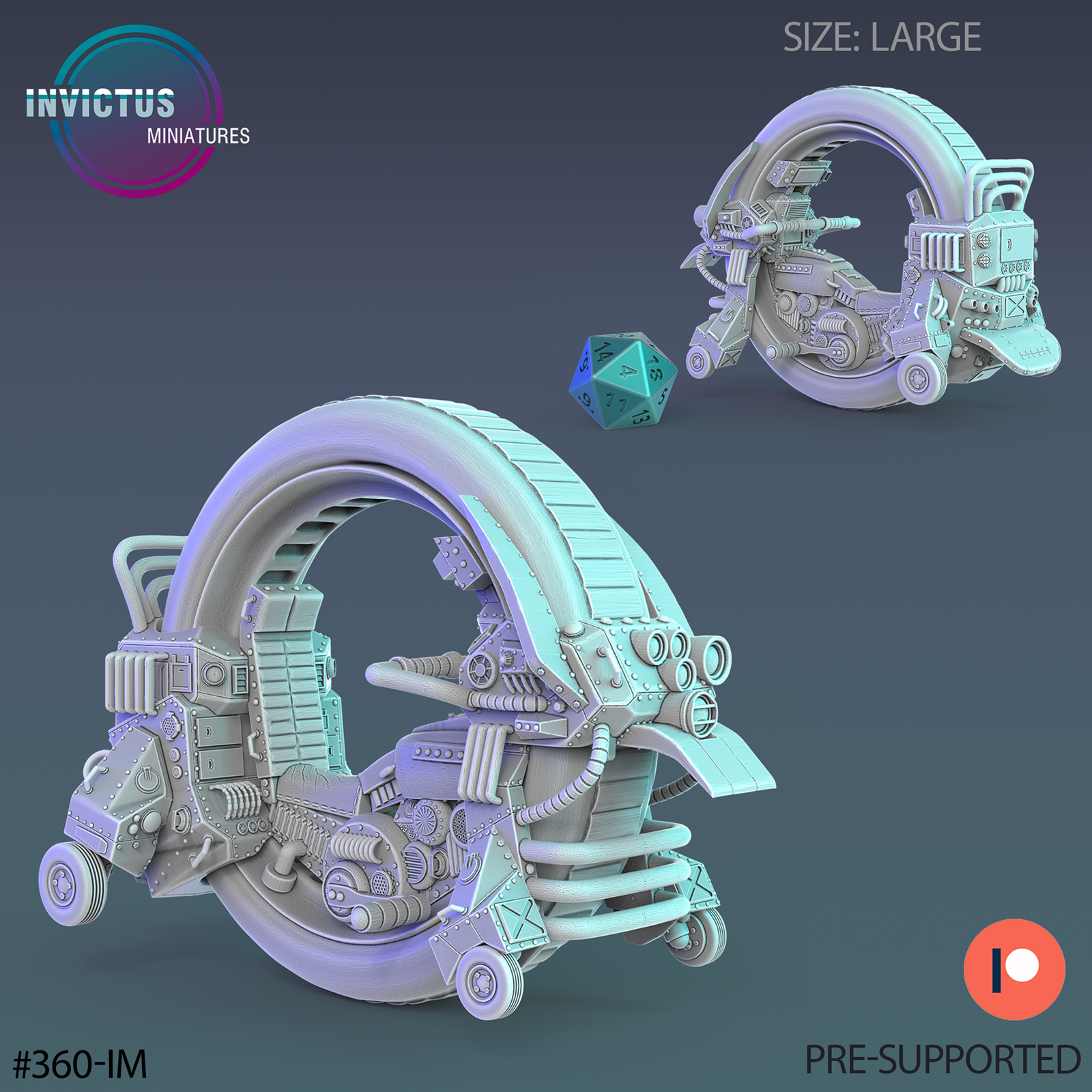 Monocycle Bike - The Printable Dragon