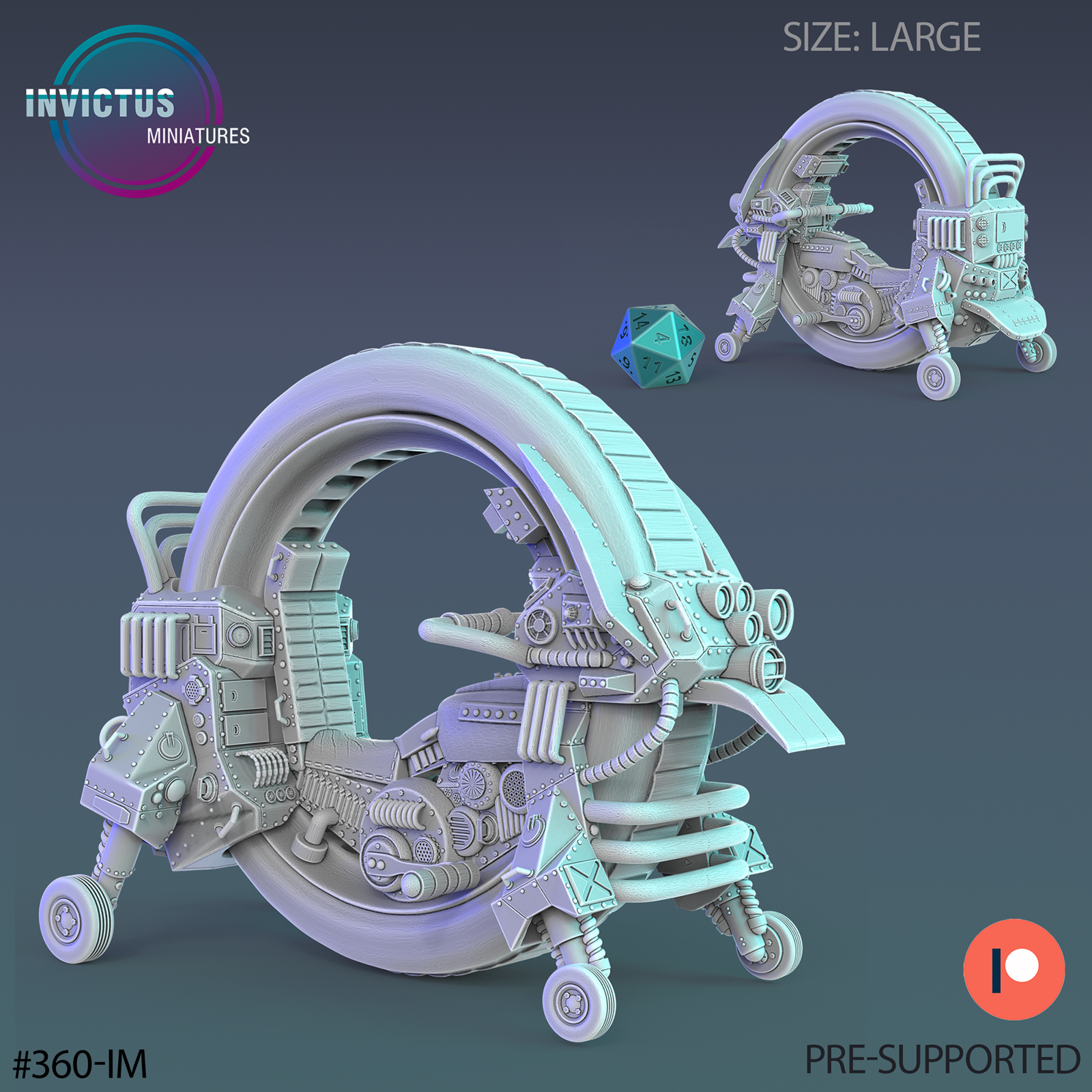 Monocycle Bike - The Printable Dragon