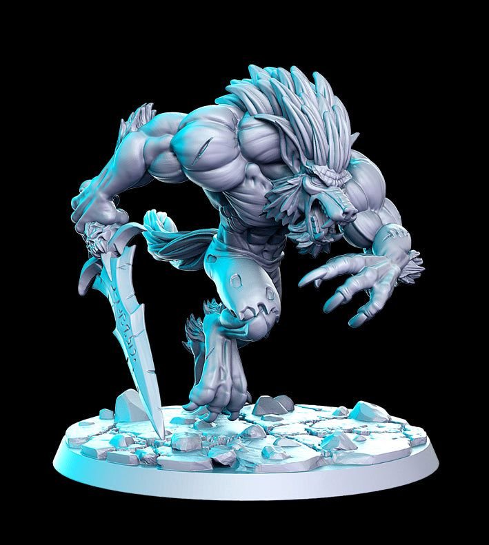 Moonfang 3D-printed model