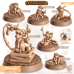 Moonk The Monkey - The Printable Dragon