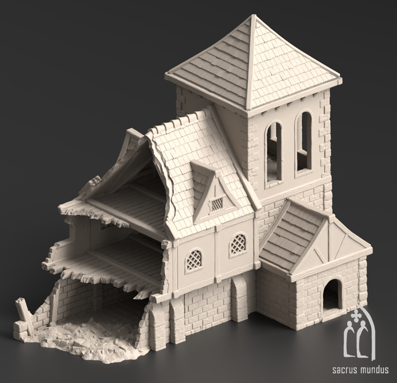 Mordtall, Martyrs of Calamurris Mordtall Manor 3D-printed model