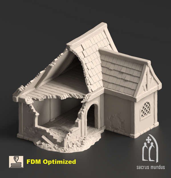 Mordtall, Martyrs of Calamurris Mordtall Ruins A 3D-printed model