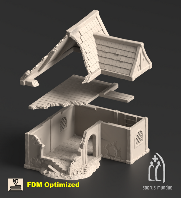 Mordtall, Martyrs of Calamurris Mordtall Ruins A 3D-printed model