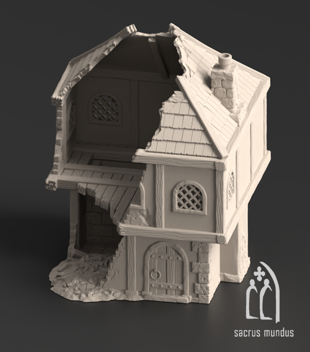 Mordtall, Martyrs of Calamurris Mordtall Ruins B 3D-printed model