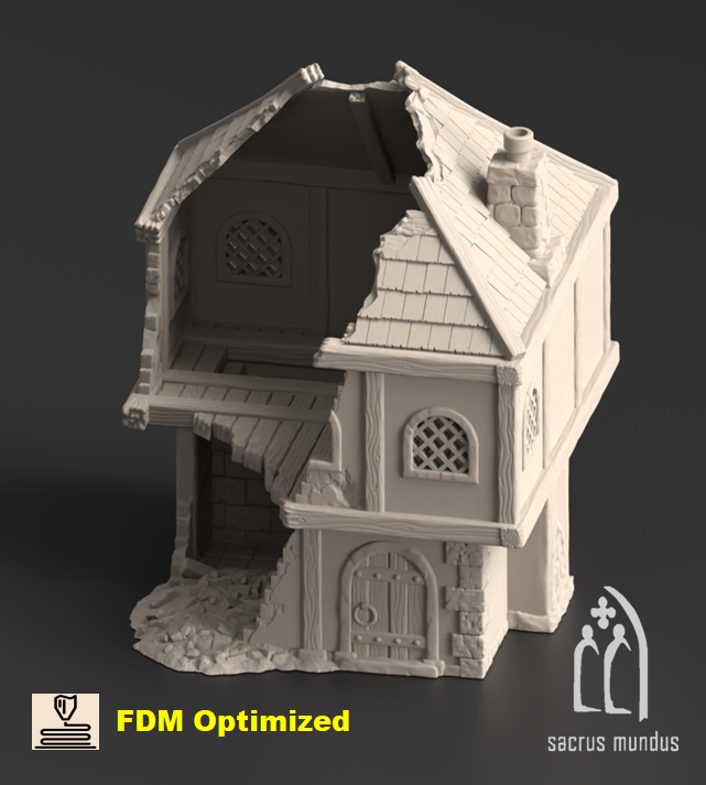 Mordtall, Martyrs of Calamurris Mordtall Ruins B 3D-printed model