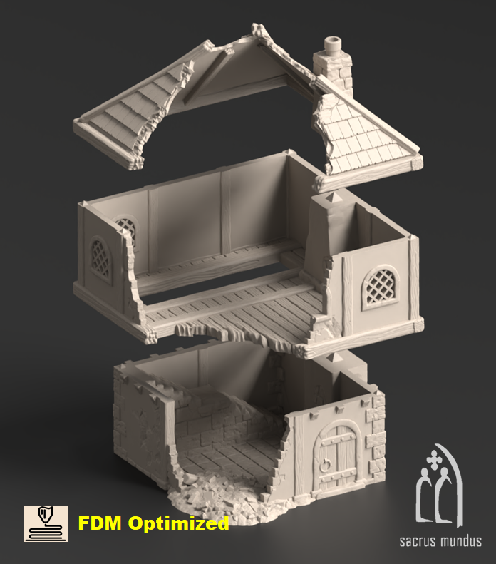 Mordtall, Martyrs of Calamurris Mordtall Ruins B 3D-printed model