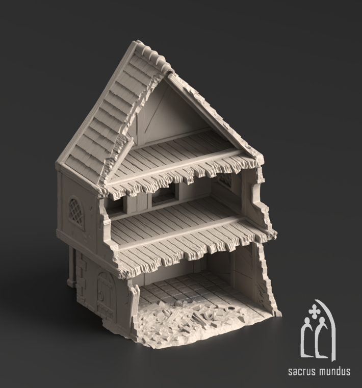 Mordtall, Martyrs of Calamurris Mordtall Ruins C 3D-printed model
