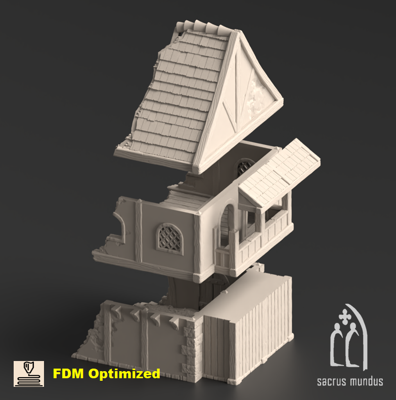 Mordtall, Martyrs of Calamurris Mordtall Ruins C 3D-printed model