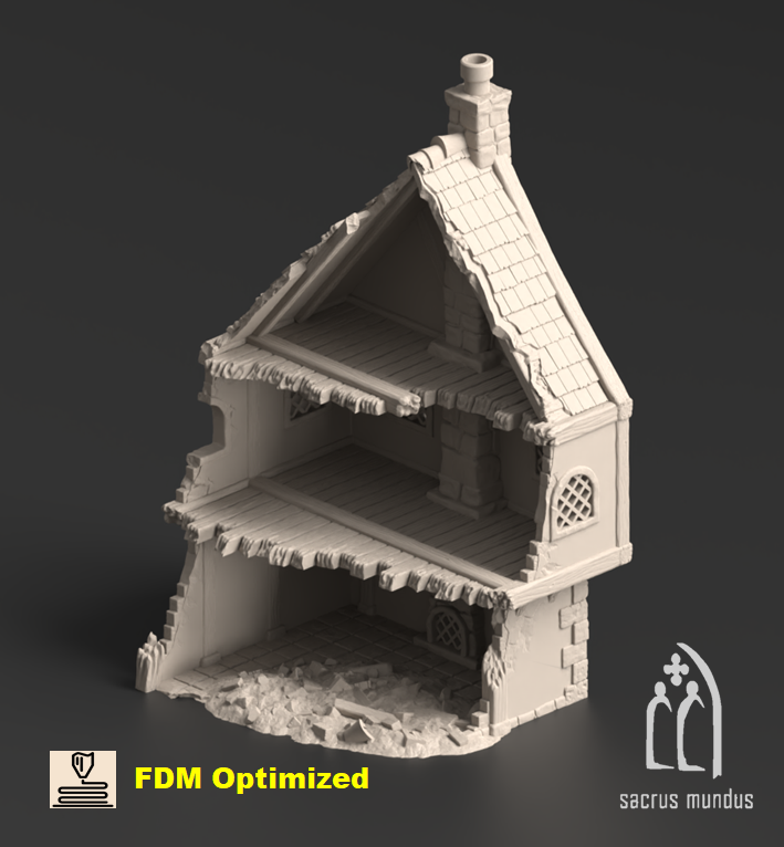 Mordtall, Martyrs of Calamurris Mordtall Ruins D 3D-printed model