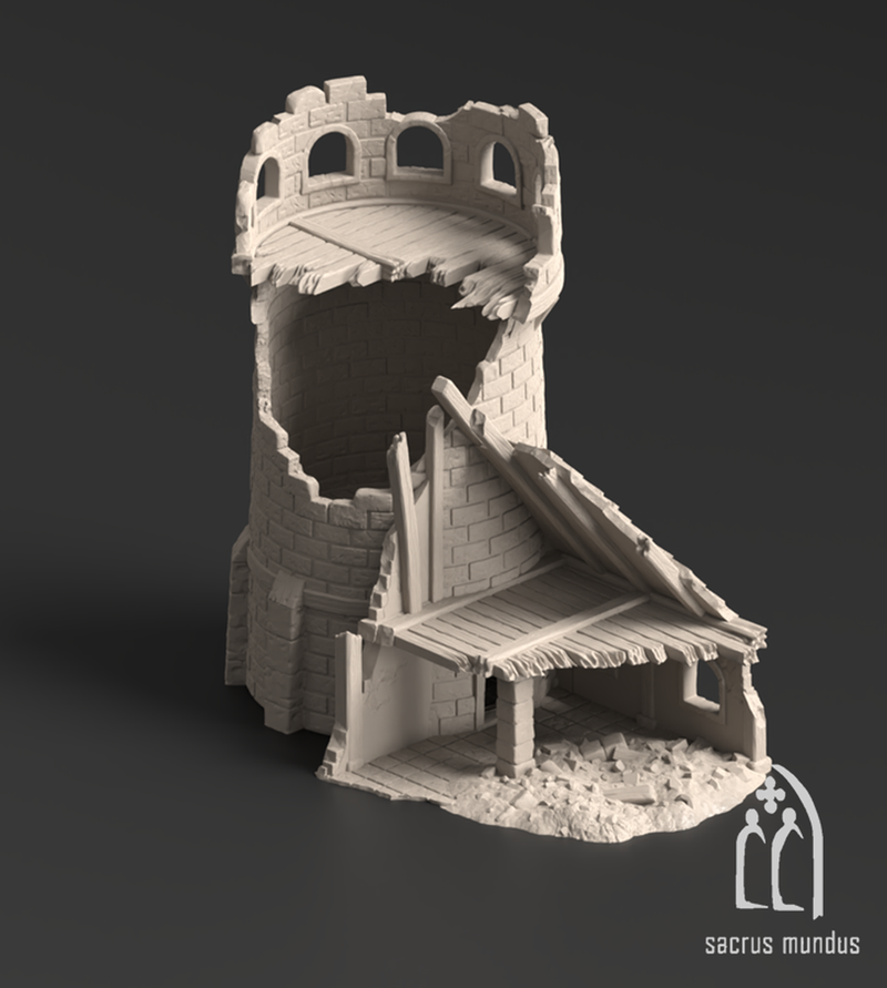 Mordtall, Martyrs of Calamurris Mordtall Tower 3D-printed model