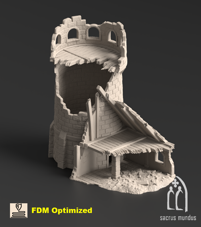 Mordtall, Martyrs of Calamurris Mordtall Tower 3D-printed model