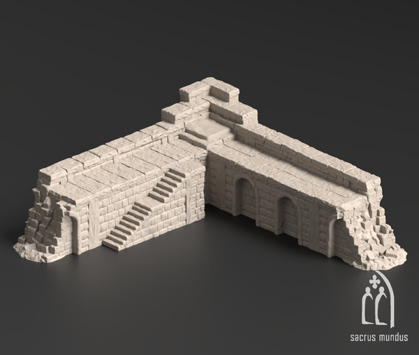 Mordtall, Martyrs of Calamurris Mordtall Wall 3D-printed model