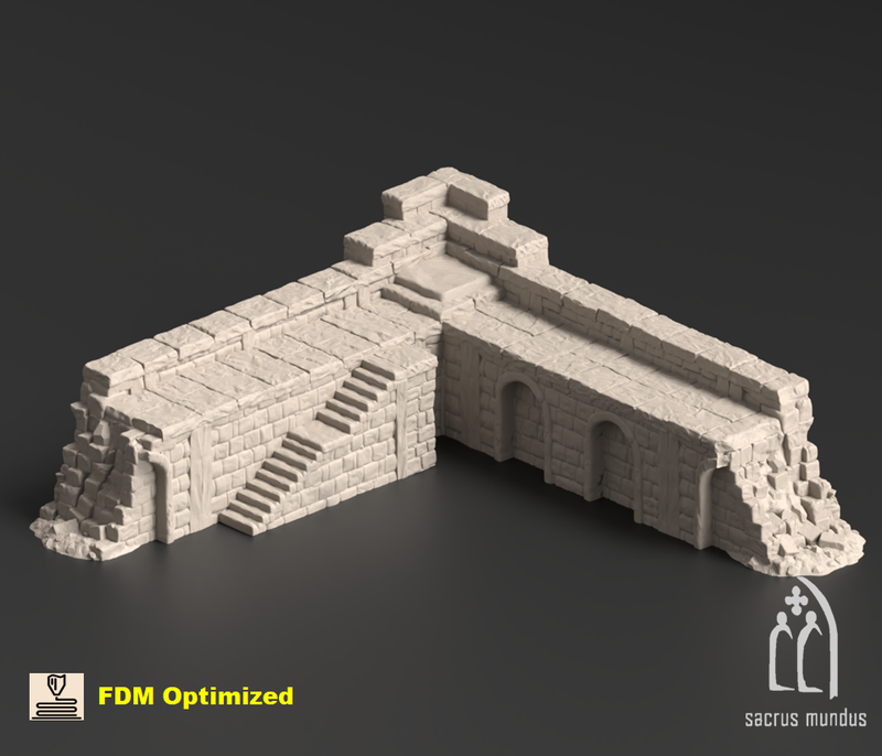Mordtall, Martyrs of Calamurris Mordtall Wall 3D-printed model