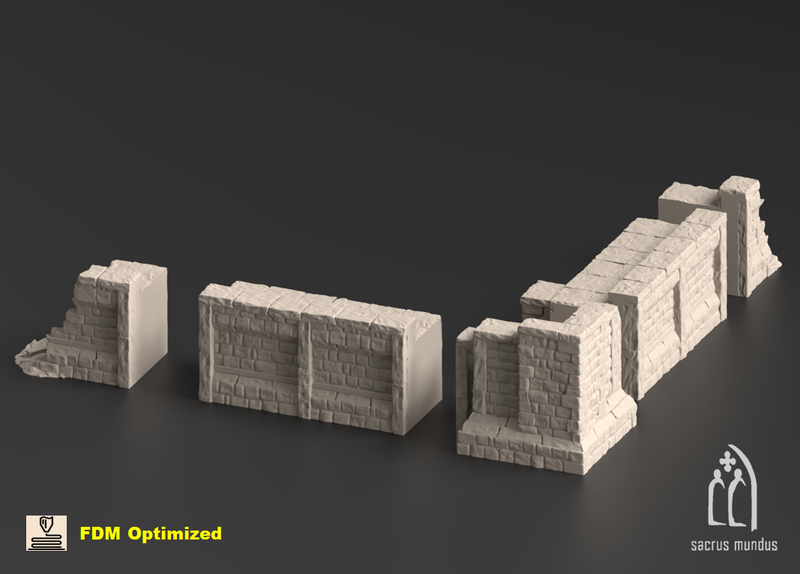 Mordtall, Martyrs of Calamurris Mordtall Wall 3D-printed model