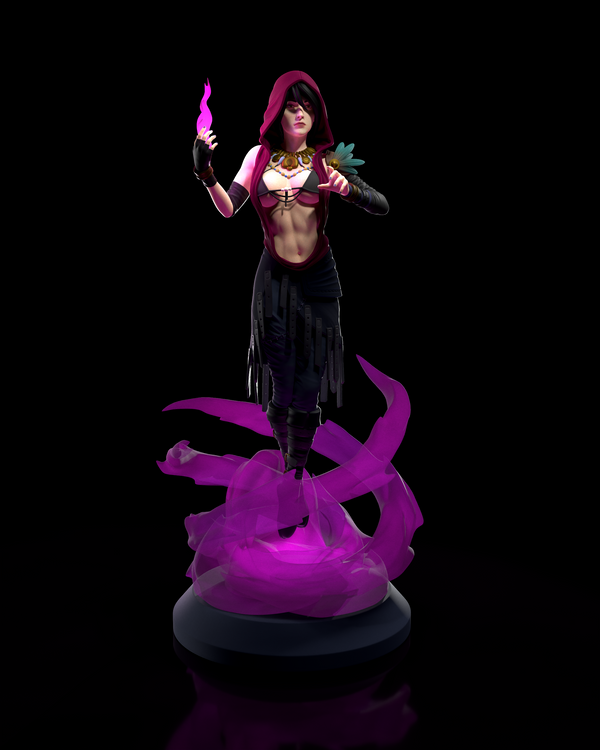 Morrigan 3D-printed model