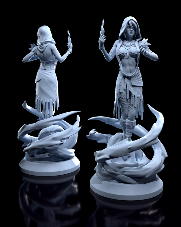 Morrigan 3D-printed model