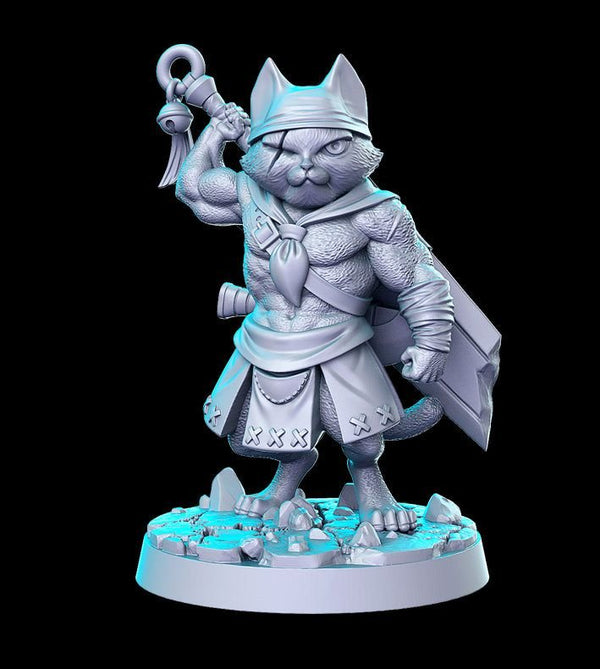 Morley Wandering Cat-Warrior 3D-printed model