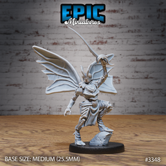 Moth Folk Warrior 3D-printed model