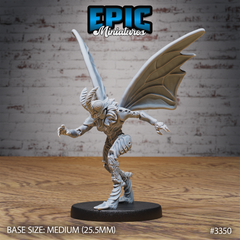 Moth Folk Warrior - The Printable Dragon