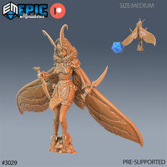 Moth Girl 3D-printed model