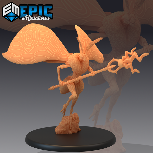 Moth Queen 3D-printed model
