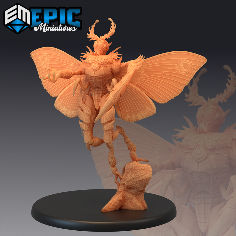 Moth man 3D-printed model
