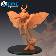 Moth man - The Printable Dragon