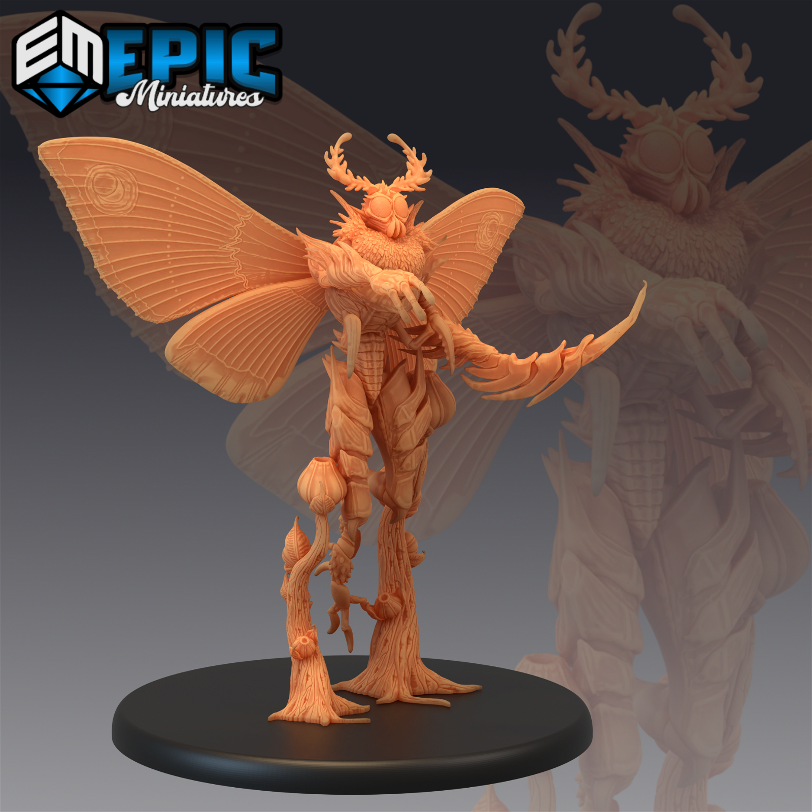 Moth man - The Printable Dragon