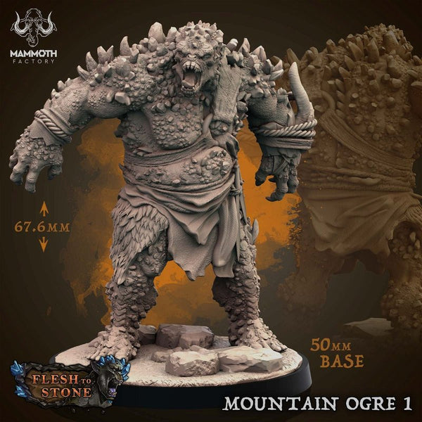 Mountain Ogre 3D-printed model