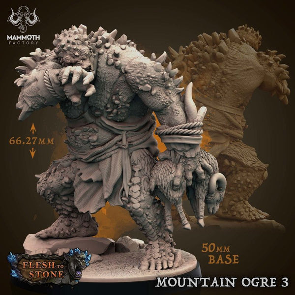 Mountain Ogre 3D-printed model