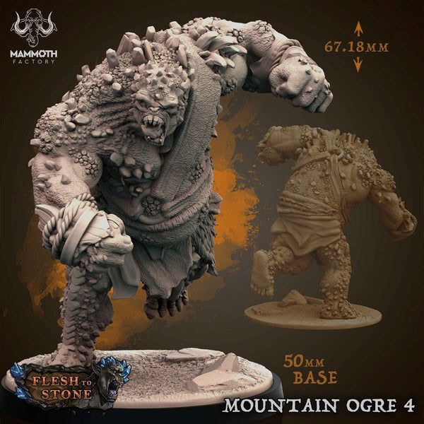 Mountain Ogre 3D-printed model