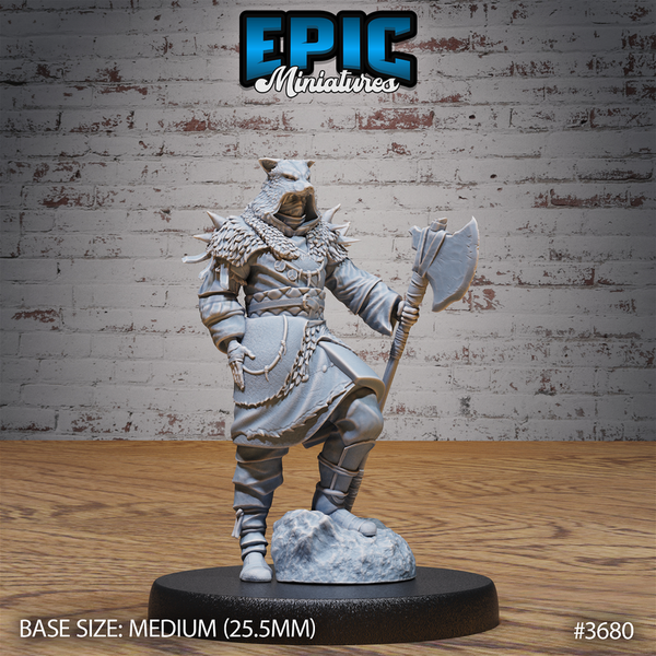 Mountain Wolf Bandit 3D-printed model