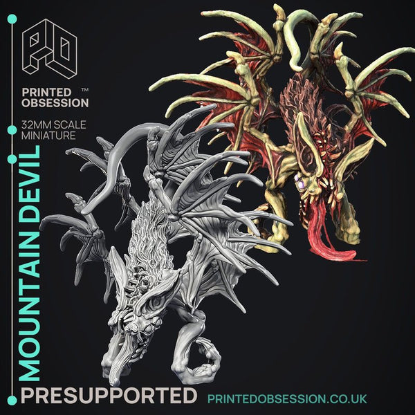 Mountian Devil 3D-printed model