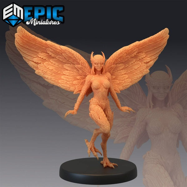 Mountian Harpy 3D-printed model