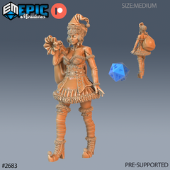Mrs. Claus 3D-printed model