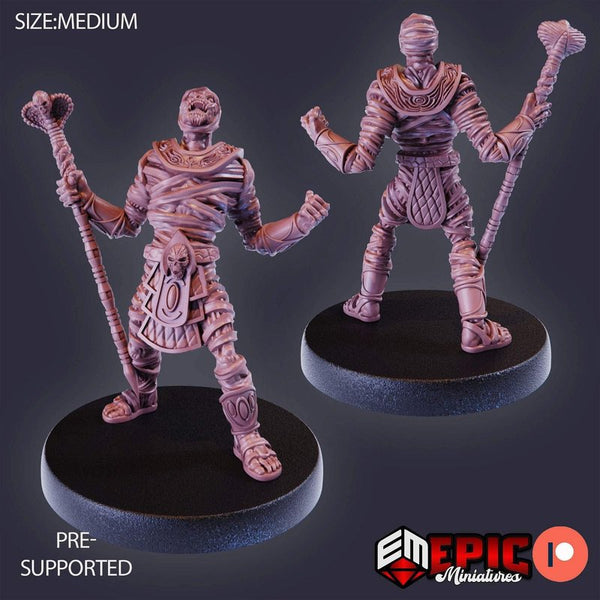 Mummy Mage 3D-printed model