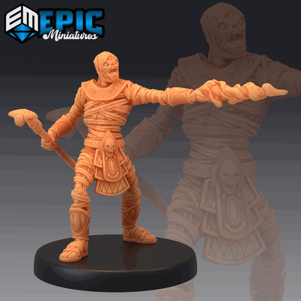 Mummy Mage 3D-printed model