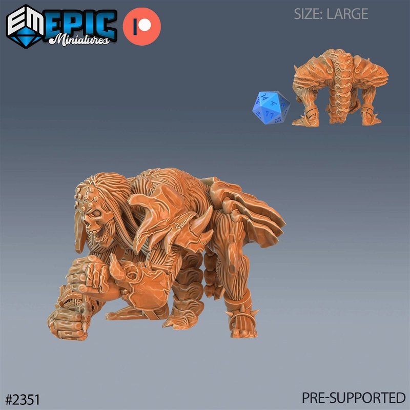 Muscle Golem 3D-printed model