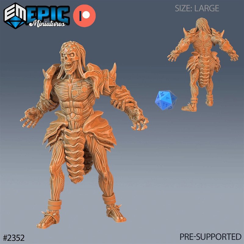 Muscle Golem 3D-printed model