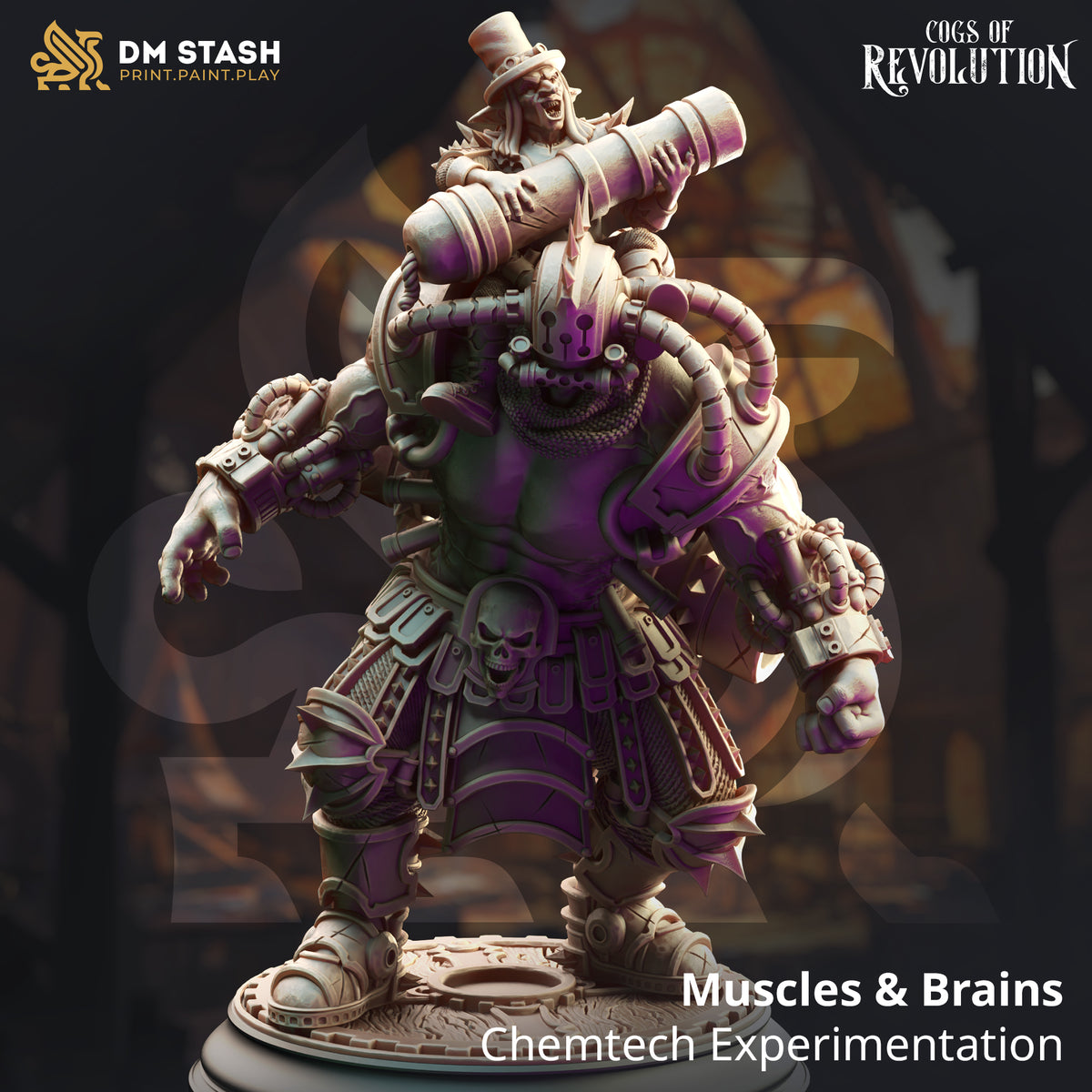 Muscles & Brains 3D-printed model