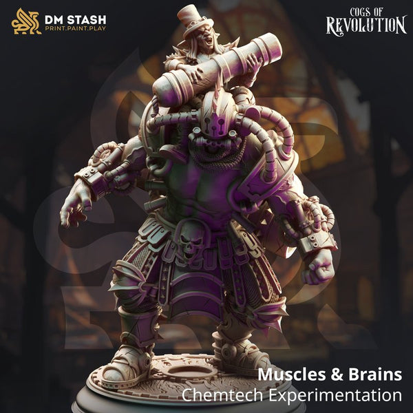 Muscles & Brains 3D-printed model