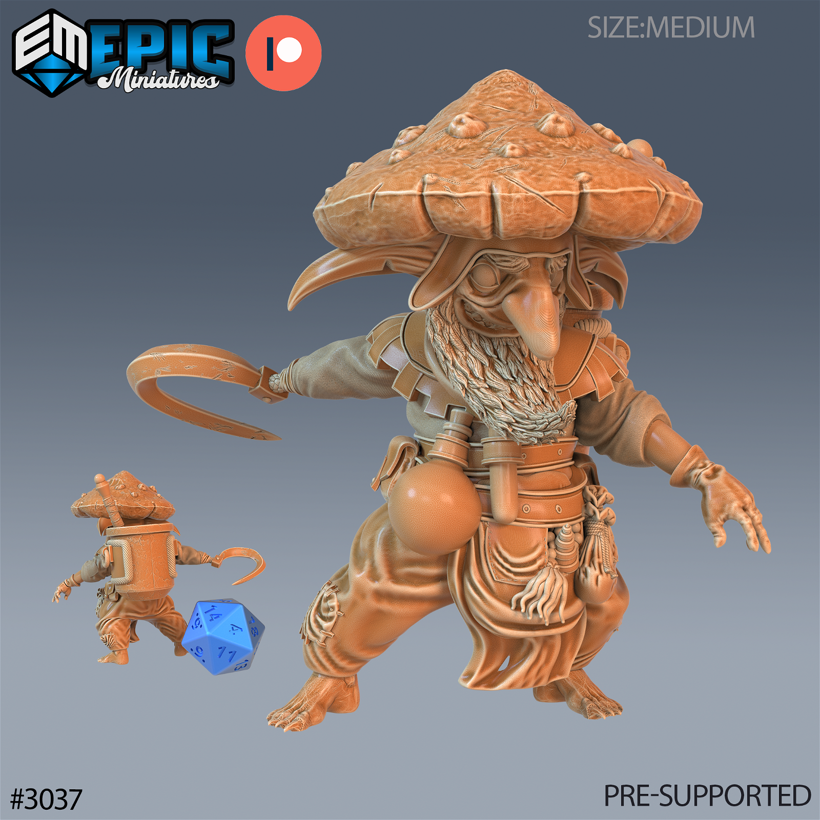 Mushroom Goblin - The Printable Dragon