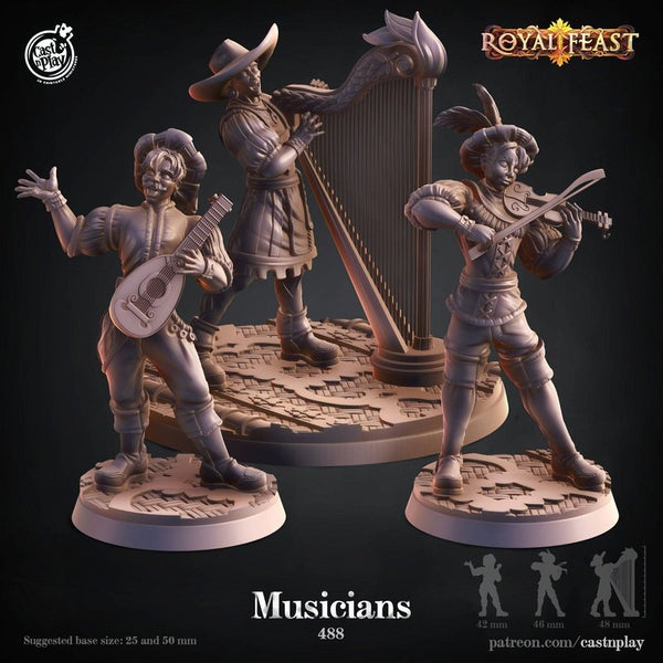 Musicians 3D-printed model
