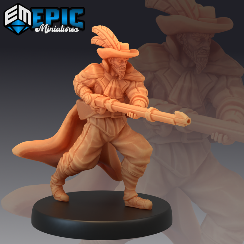 Musketeer 3D-printed model