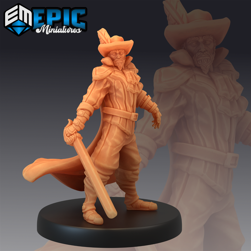 Musketeer 3D-printed model