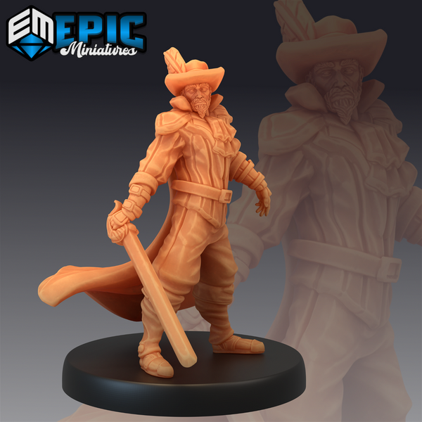 Musketeer 3D-printed model