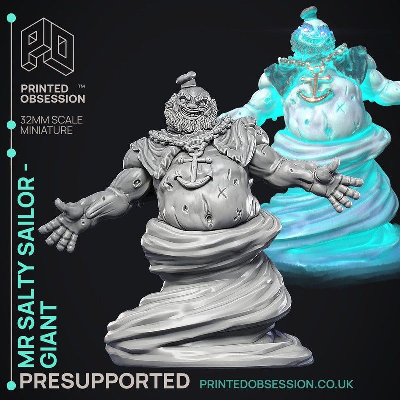 My Salty Sailor 3D-printed model