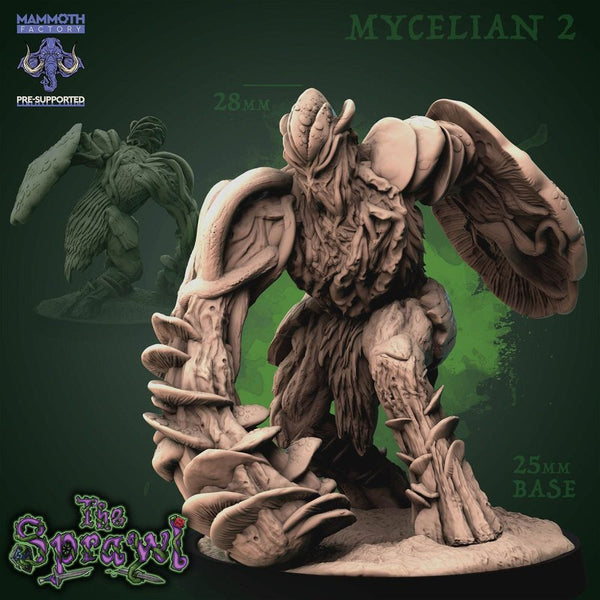 Mycelian 3D-printed model