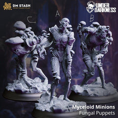 Myceloid Minions - Fungal Puppets - The Printable Dragon